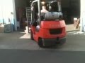 Operating a Toyota Forklift