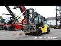 Used Hyster forklift 16 ton H16.00XM-6 driving